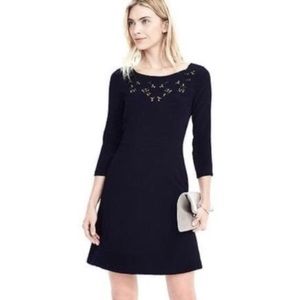 Banana Republic Navy jewel neck dress sz 4